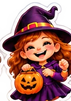 Witch girl character