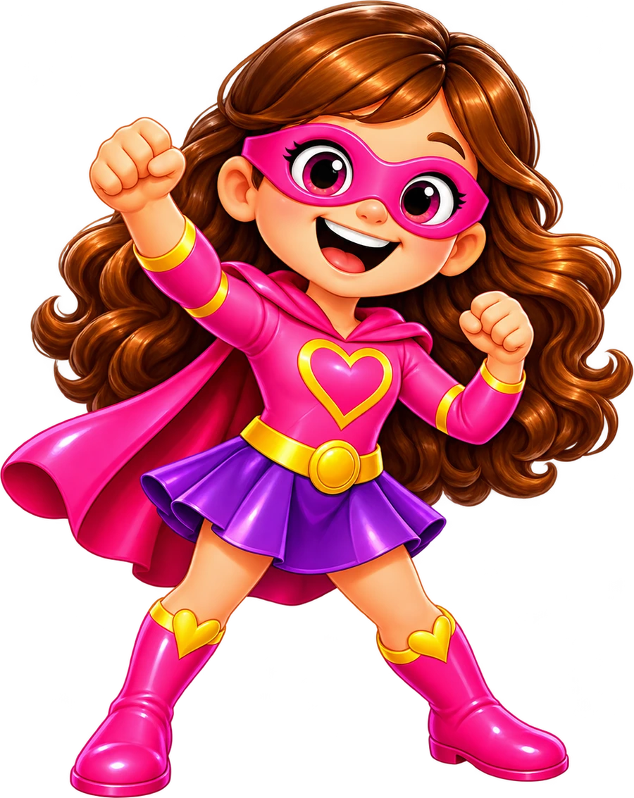 Superhero girl character